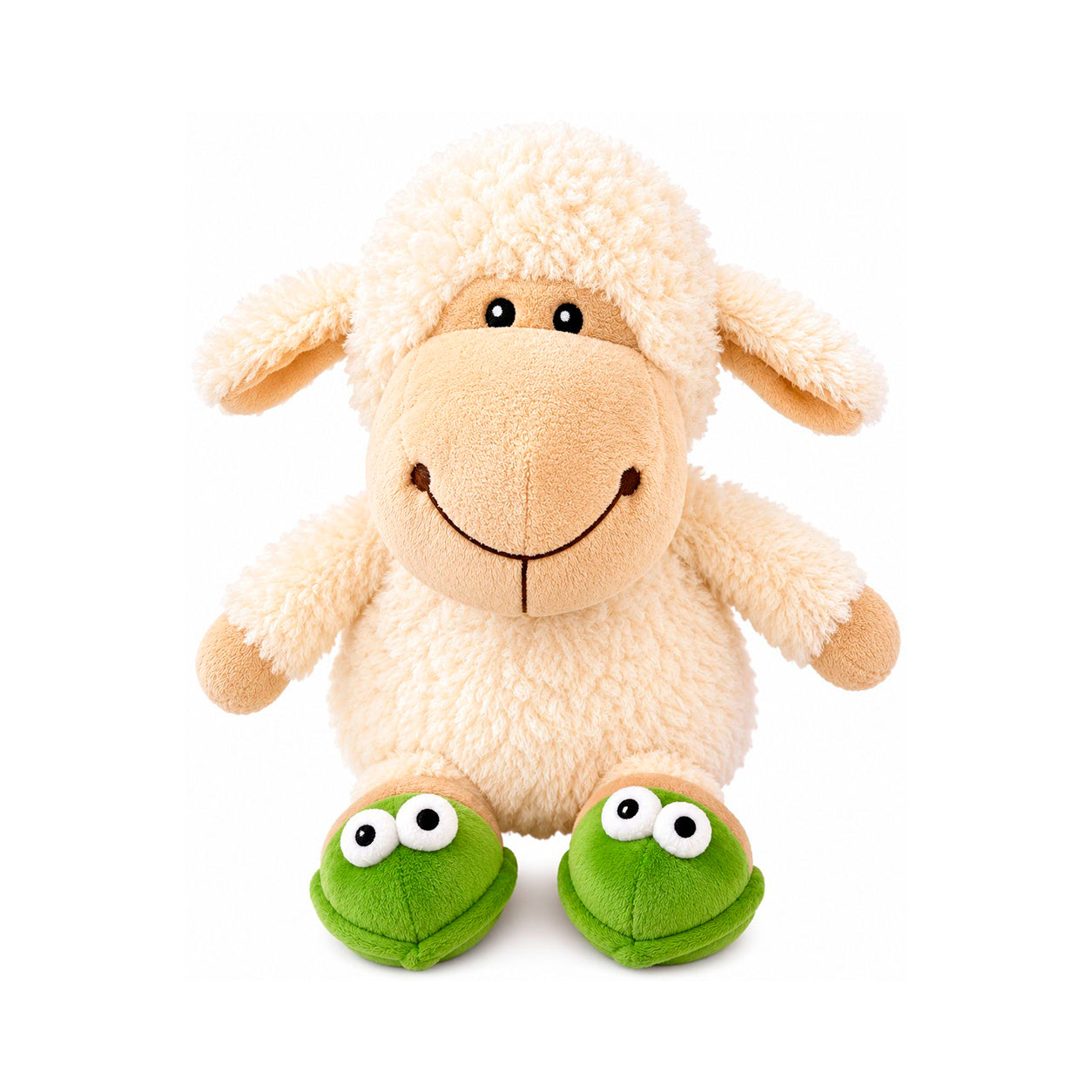 Ovelha de Pelúcia com Pantufa de Sapinho