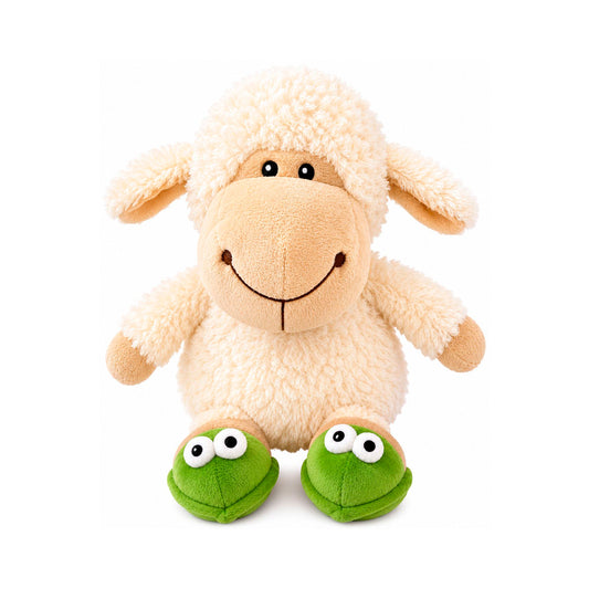 Ovelha de Pelúcia com Pantufa de Sapinho